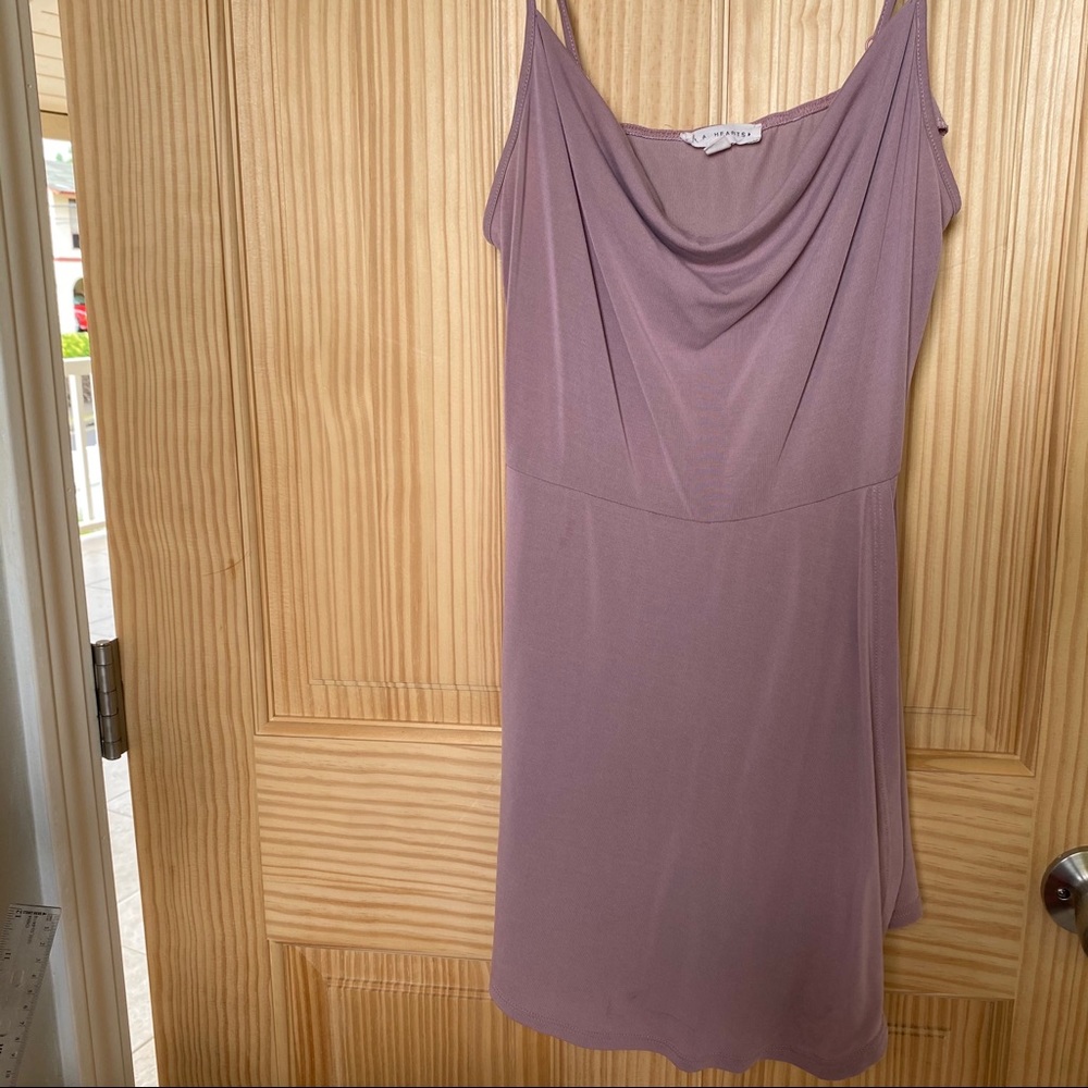 L.A Hearts Cupro Cowl Neck Romper